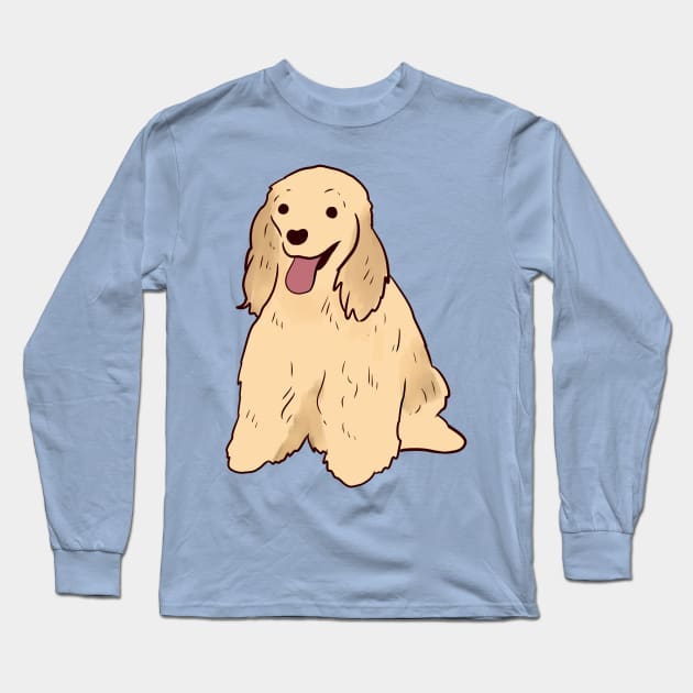 American Cocker Spaniel Long Sleeve T-Shirt by Mayarart